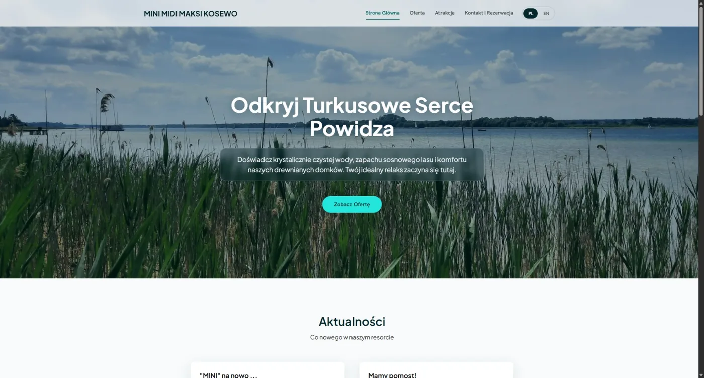 Podgląd strony projektu Mini Midi Maxi